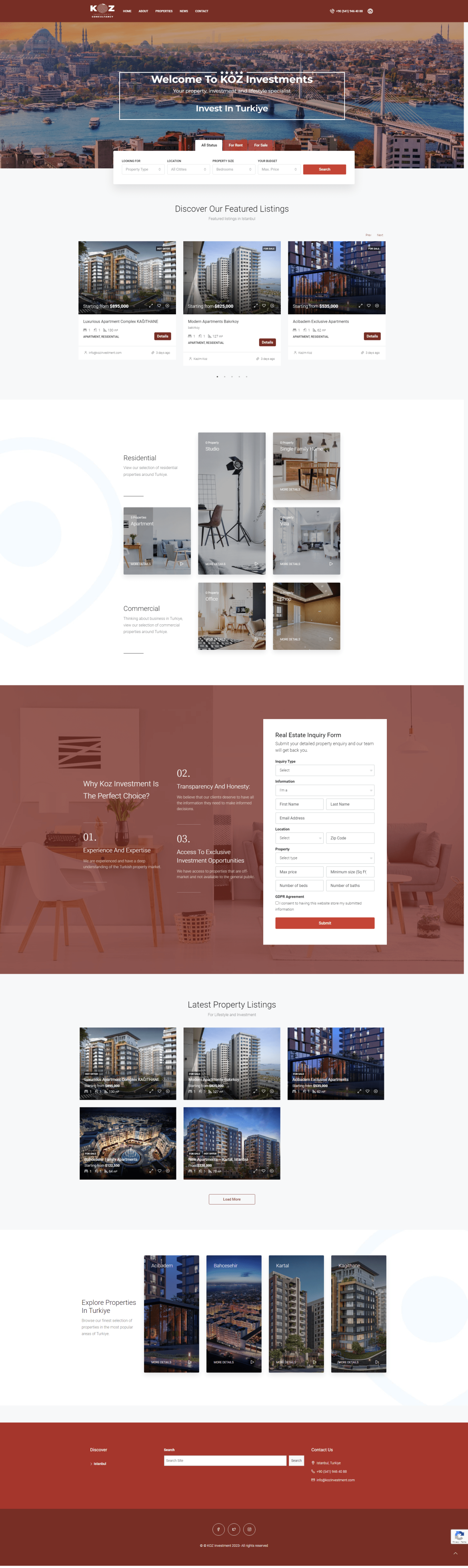 kozinvestment website